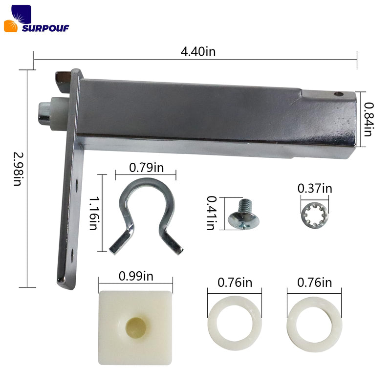2Pack TOP Door Hinge Cartridge Fits for True Both (870837 Right & 870838 Left Side)