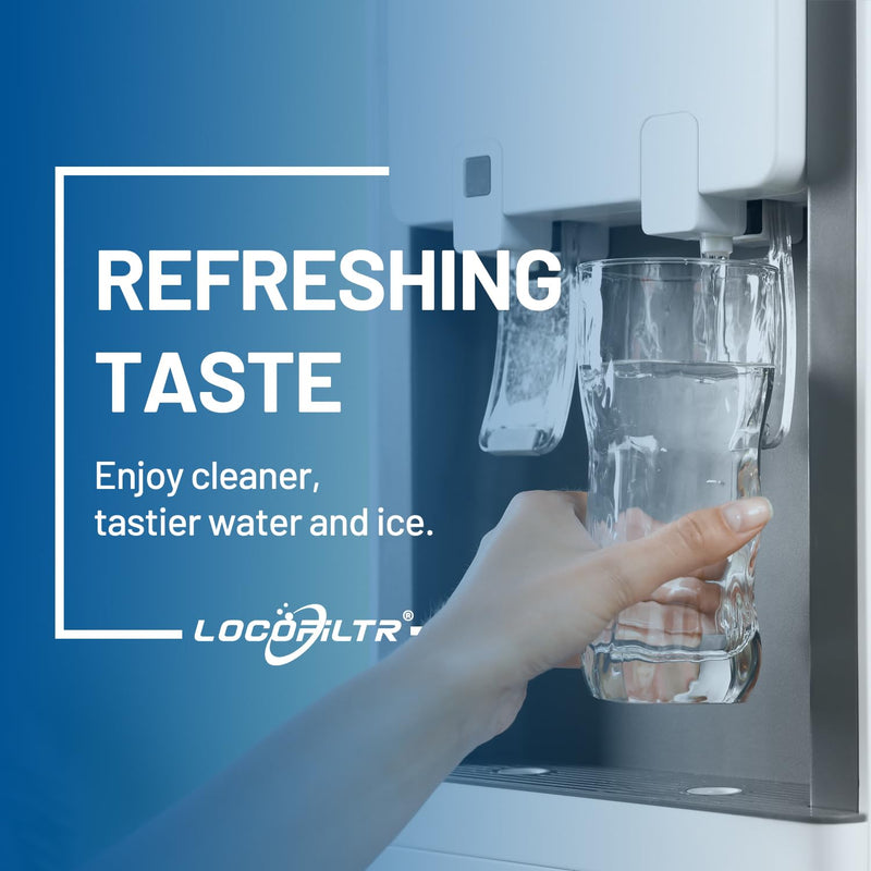 Inline Activated Carbon Block Water Filter with 1/4" Quick Connect, 2 Pack | T33 In Line Water Filter Replacement Cartridge for Icemaker | Post Carbon Filter for RO Reverse Osmosis Water System