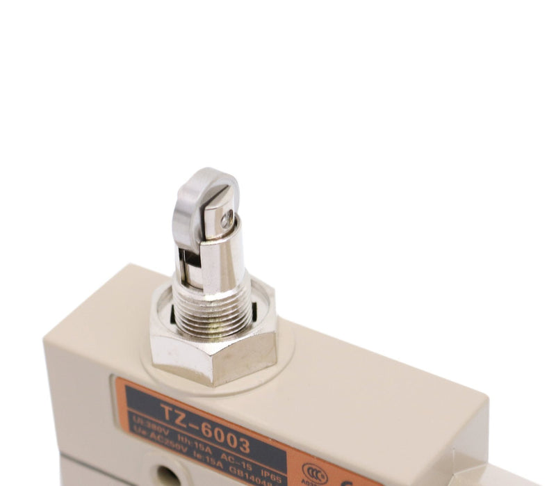 DuraSteel TZ-6003 Heavy Duty Commercial Micro Switch with Vertical Roller Plunger for Roll-up Door/Push & Pull Door - Fits for Aerial, Awoco, Maxwell, Pioneer, Welbon or Mars Air Curtains TZ-6003 Roll-up Door/Push & Pull Door