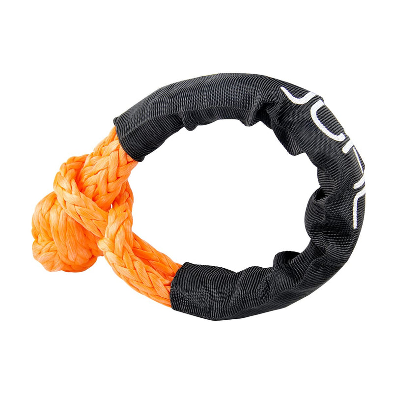 Soft Shackle Synthetic Road Recovery Rope 1/2' X 23 Inch 56000LBS Breaking Strength Tow Shackles for Sailing SUV Off Road Towing ATV Recovery 2 Pack 2xSoft Shackles