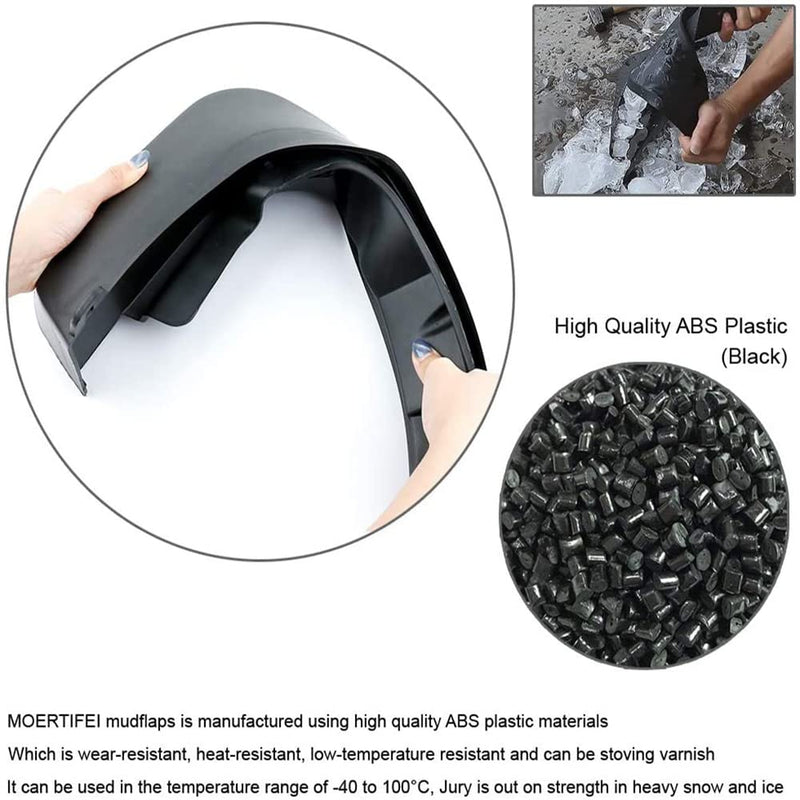 Mud Splash Guards Mud Flaps Kit for Toyota Camry Accessories SE XSE Sport 2018 2019 2020 2021 2022 2023 2024 Front and Rear 4-PC Set 2018-2024 SE XSE Sport model