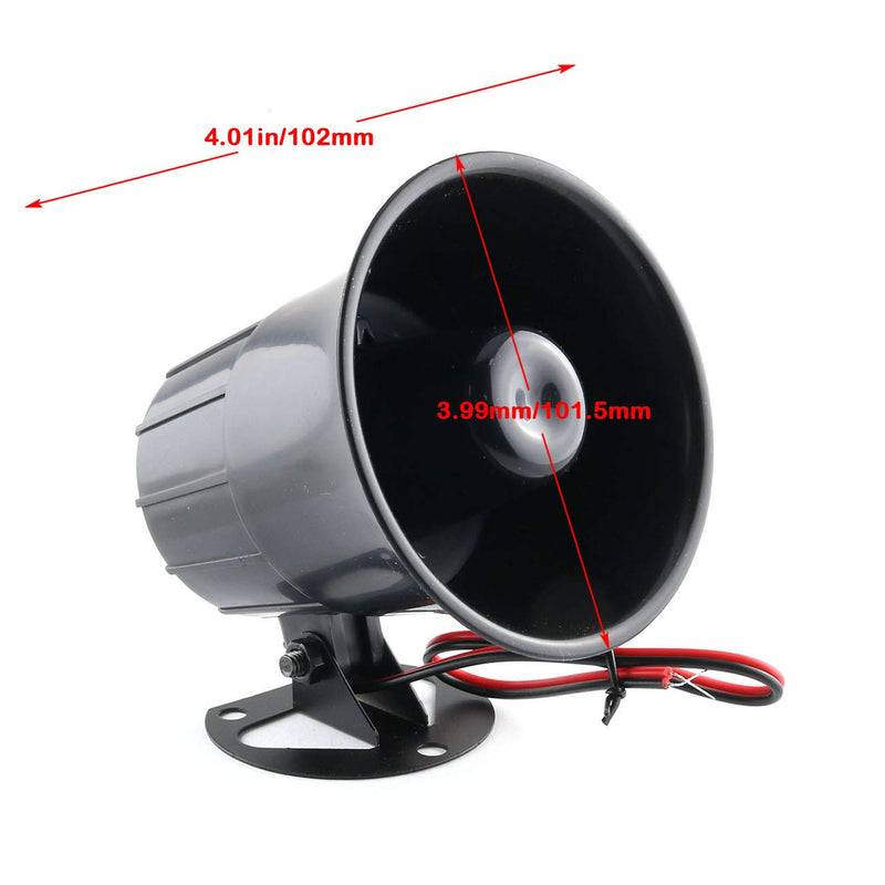 E-outstanding Security DC12V 15W Siren Horn Alarm for Alarm System