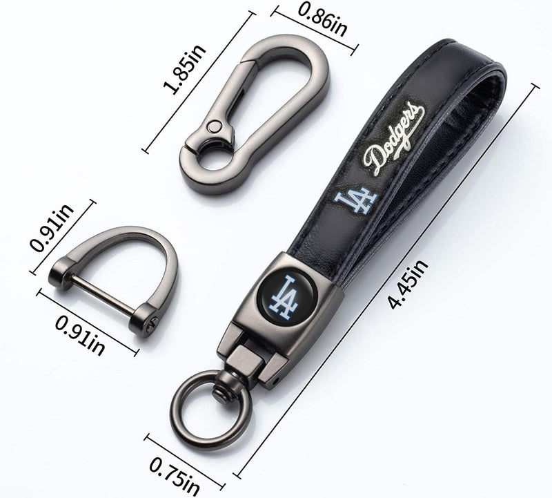 Leather Car Keychain Keyring for Baseball Fans,Car Key Fob Holder Keychain Jds-da45oqi