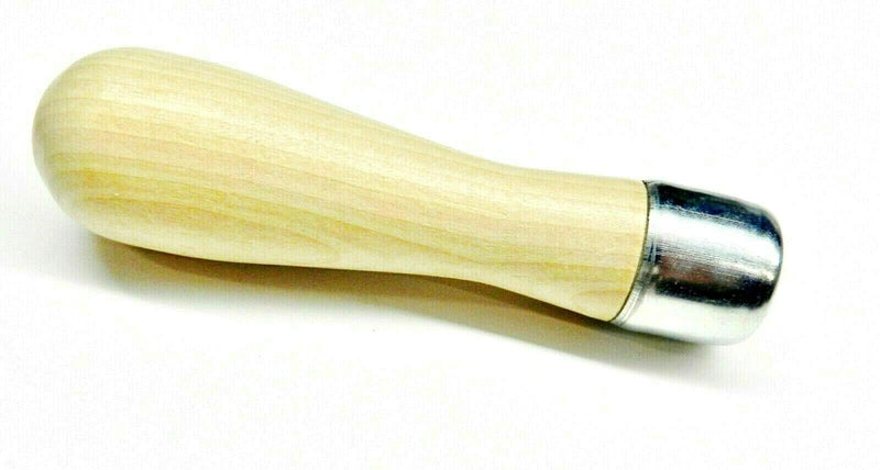Lutz Skroo-Zon File Handles Wood # 5 for 8" Files 6 Pieces Self Threading USA