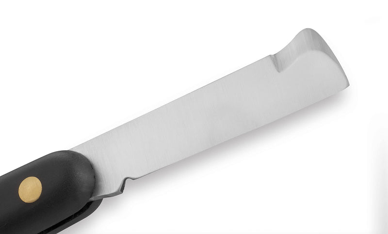DUE BUOI 202 SU.SI. Professional Agriculture Pruning Grafting Knife for Budding Trimming Böhler K720 Carbon Steel Blade (Professional NOT an EDC Knife)