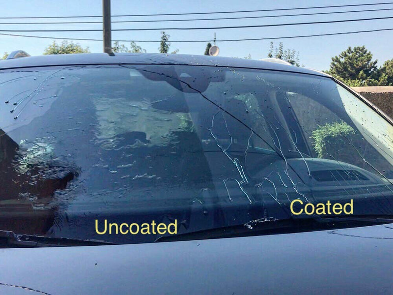 Glass Coating 20ml – Hydrophobic Ceramic Coat for Windshields & Windows | Water Repellent Protection for Glass Parts | Enhanced Visibility, Spotless Finish, Long-Lasting Shine