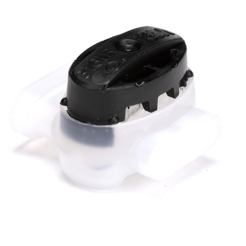 3M Scotchlok Self-Stripping Electrical IDC 316IR, Black/White Color, Pigtail, Irrigation Applications, Moisture Resistant, 22-16 AWG, Bag of 30