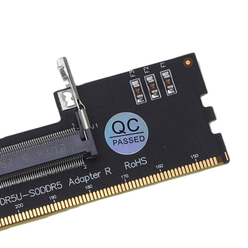 DDR5 U DIMM to So DDR5 Rvs Adapter Card, Laptop to Desktop Memory Converter for Computer Repair, with Stable Testing and Durable PCB for Maintenance