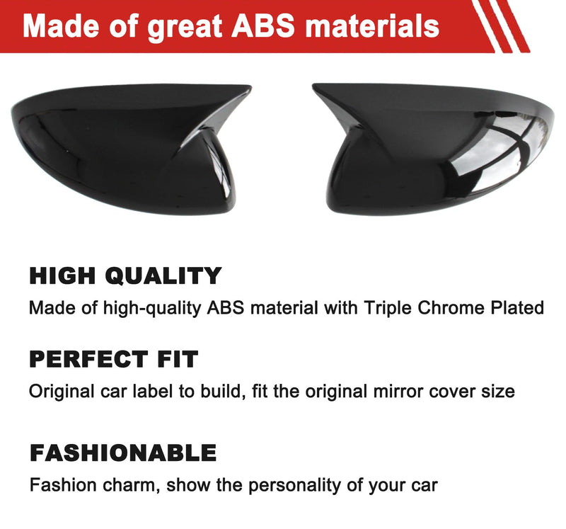 AUCERAMIC 2Pcs Rear View Side Mirror Cover Cap Fit for Nissan Sentra 2020-2025,Nissan Altima Sedan 2019-2025 Mirror Cover Caps Exterior car Accessories