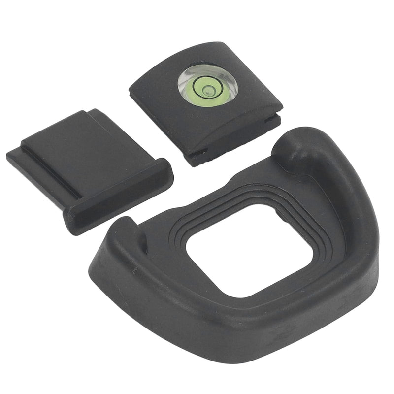 Gugxiom DK-31 Eyepiece Eyecup with Leveler and Hot Shoe Cover, ABS Viewfinder Eye Cup Replacement for DSLR Camera Accessories