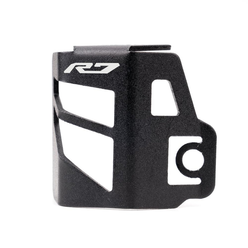 MOWOK Fit For Yamaha R7 YZF R7 YZFR7 YZF-R7 2021 2022 2023 2024 2025 Motorcycle Accessories Rear Brake Fluid Reservoir Guard Oil Cup Cap Cover Protector (Black) Black