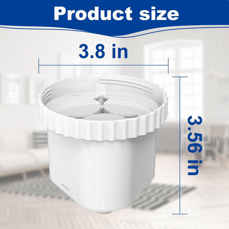 2 Pack Water Filter Compatible with Epic Water Pitcher, Aquagear, Seychelle - 150 Gallon Filter Replacement, Removes Odors, Fluoride, BPA Free 2