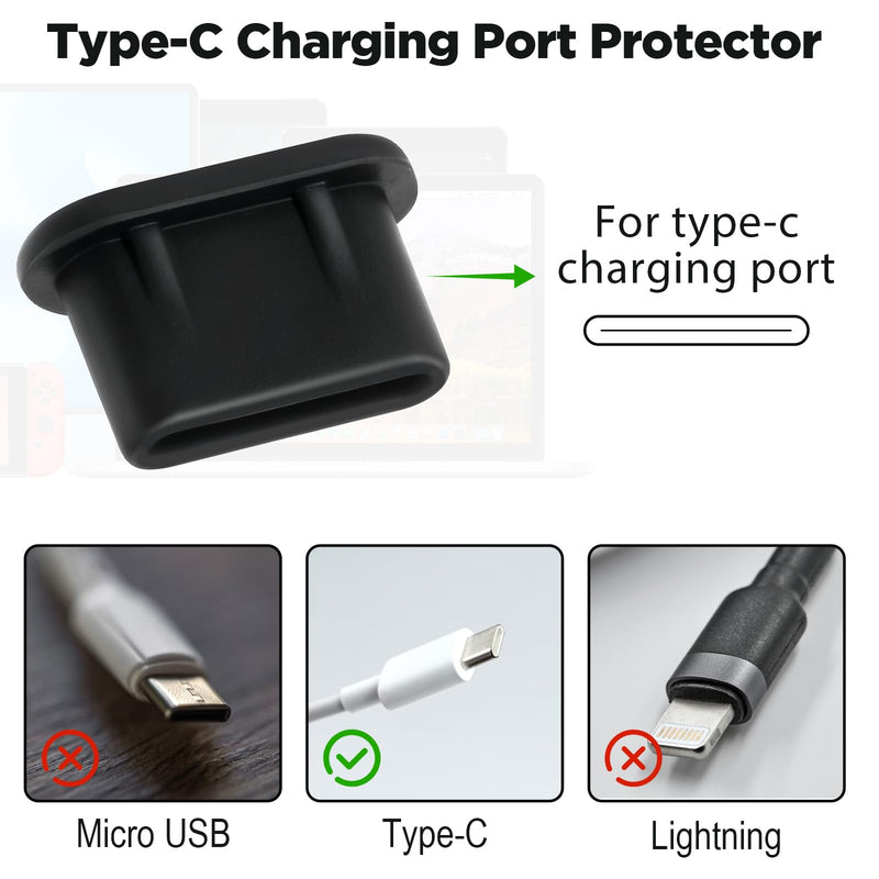 30 Pcs USB C Dust Plug, Silicone Charging USB C Port Cover | Usb C Plug Cover, Type C Dust Plug, Usb C Dust Cover for All Usb C Devices, Samsung Galaxy S25-S20 Note A Series