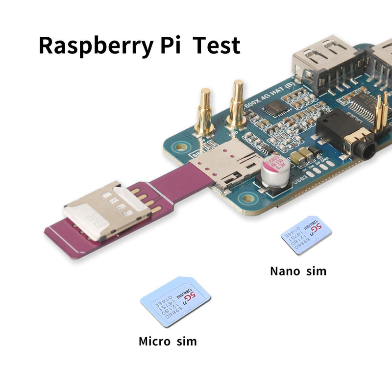 Nano Sim to Micro Sim Card Adapter Expander Test Board PCB Circuit Board Card Reader 2pcs