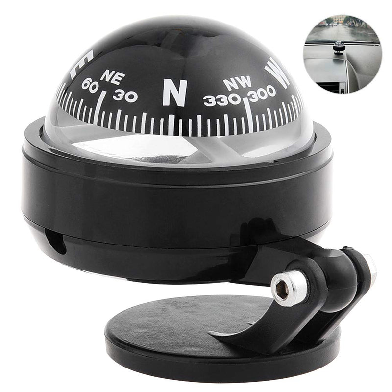 Car Compass,Car Dashboard Mount Navigation for Compass Ball Plastic Direction Guidance Tool for Camping Hiking