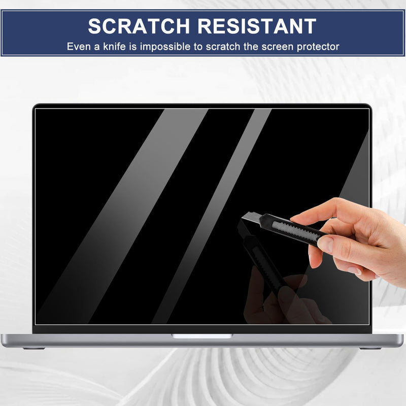 2-Pack 15.6 Inch Laptop Screen Protector for 15.6" HP/Dell/Sony/Samsung/Lenovo/Acer/MSI/LG/Razer/Toshiba/Asus 15.6" 16:9 Aspect Laptop, High Definition Anti-Scratch Clear Shield (345x194mm/ W x H) 15.6 inch16:9