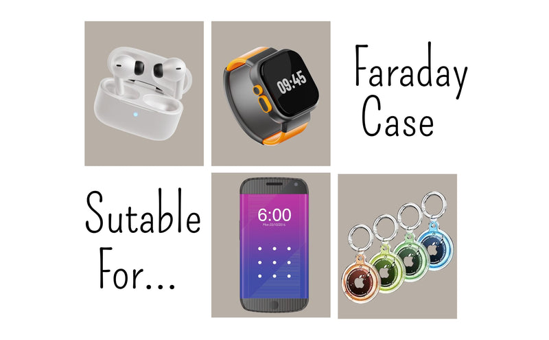Simple Faraday Signal Blocking Pouch for Cell Phone Privacy and Anti-Tracking Protective Case Tan