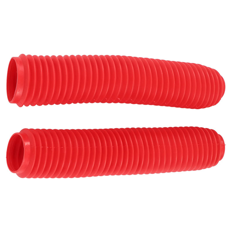 Keenso Pair Motorcycle Front Fork Shock Boots Dust Cover, Rubber Replacement for RM125 DR250 DRZ400 400 Other Other Other (Red), GeerPYBVZV6h9d-13