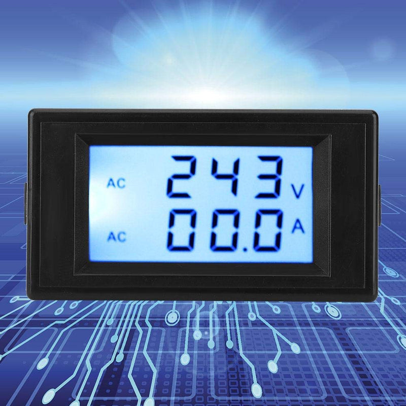 D85 Digital Meter, LED Digital Voltmeter Ammeter, D85-2042A LCD Display Digital Current Voltage Power Energy Meter Multimeter Ammeter Voltmeter with 100A Current Shunt