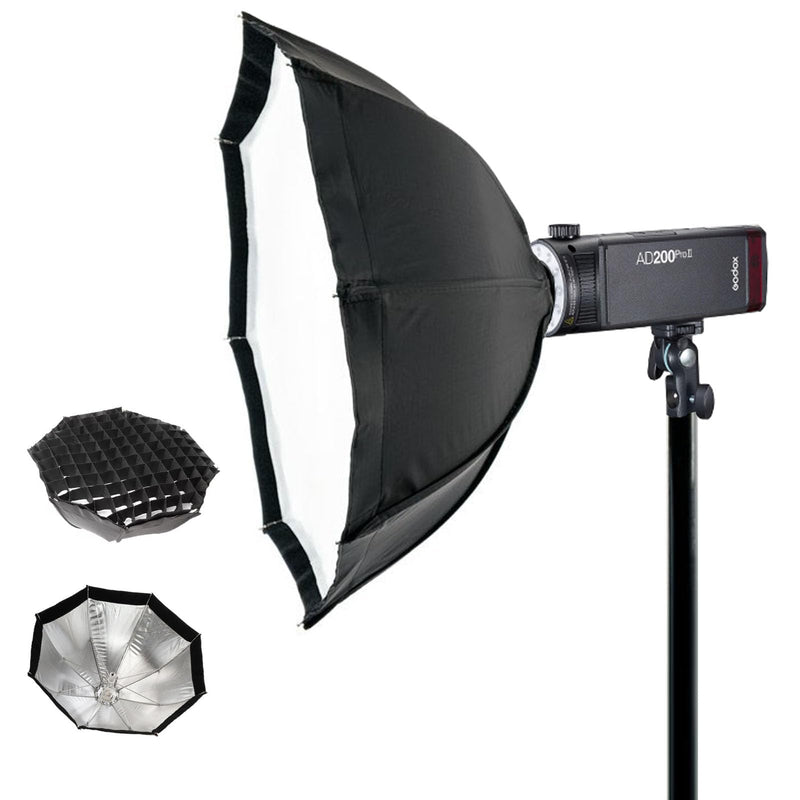 Godox AD-S7 Multi-Functional Softbox, 48cm Umbrella Softbox for Godox AD360II AD200 AD200Pro AD200Pro II AD200 Pro II
