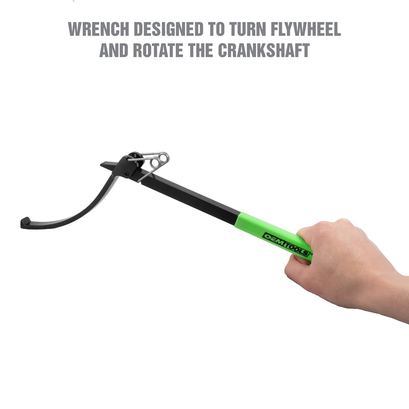 OEMTOOLS 25556 Flywheel Turner, Flexplate Tool, Flywheel Wrench, Sure Grip Flywheel Turning Tool, Flywheels Specialty Tools, Engine Rotating Tool