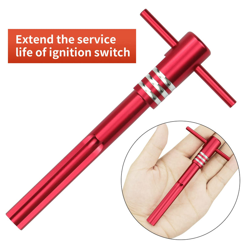 Ignition Switch Housing Alignment Tool Work fit for Harley Touring Models 2003-2013(Red) Red