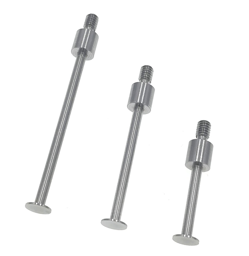 SUXING Flat Contact Points for Dial Indicator Depth 0.4mm Thickness 5mm Diameter 4-48 UNF Thread (4-48UNF A Set) 4-48UNF A SET