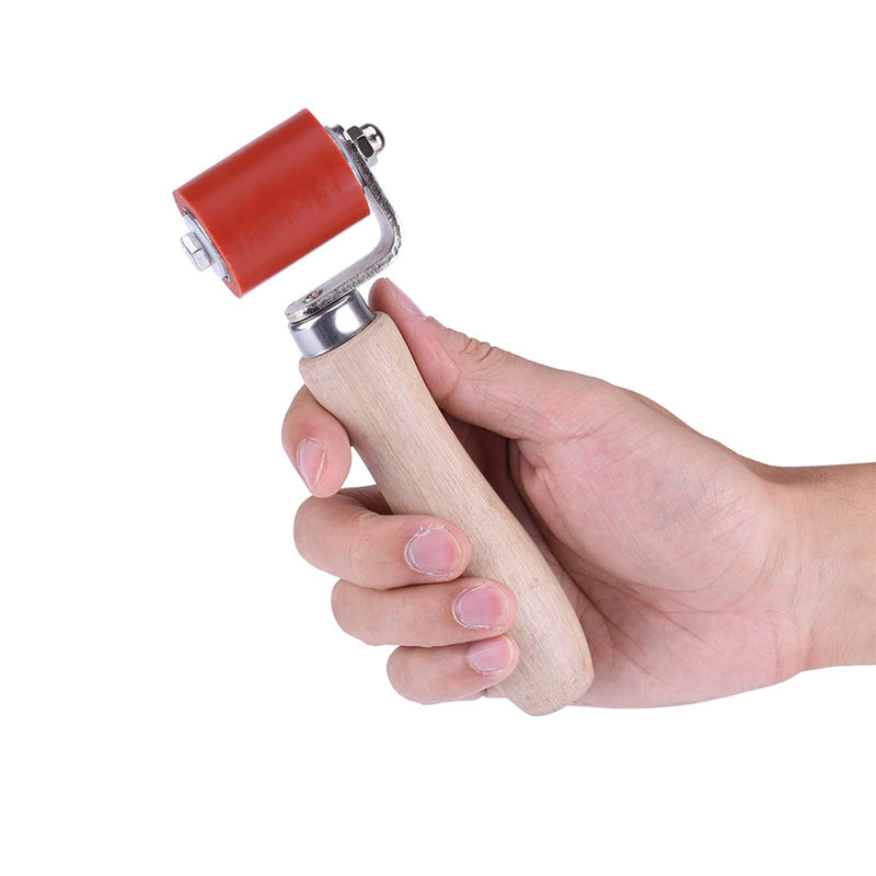 1-3/4 Inch Heavy Duty 45mm Silicone Seam Roller for PVC/TPO/EPDM Roofing Decking Membrane and Tarpaulin Welding, Automotive Audio Sound Deadening Silicone Hand Roller
