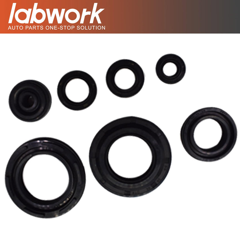 labwork Engine Gasket Set with Oil Seals Kit Gasket Kits Replacement for Yamaha Banshee 350 YFZ350 1987-2006