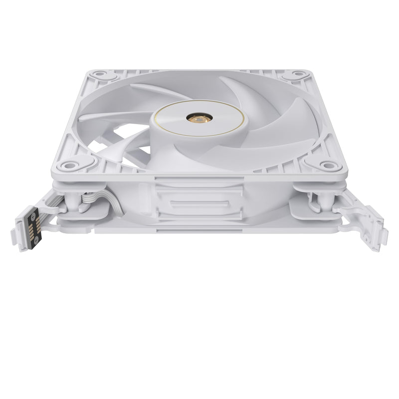 ASUS ProArt PF120 120mm PWM Fan White Edition, 3000RPM, High Airflow/Static Pressure, Daisy-Chain Design 1x 120mm|3000RPM|White