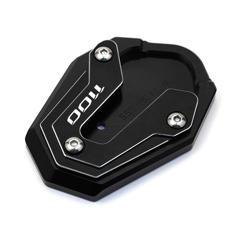 CNC Motorcycle Kickstand Pad Side Stand Enlarge Plate Compatible with 2025 Rebel 1100 T CMX1100 Rebel 1100 CMX 1100 M T 2020-2023 2024 2025 (Black) Black