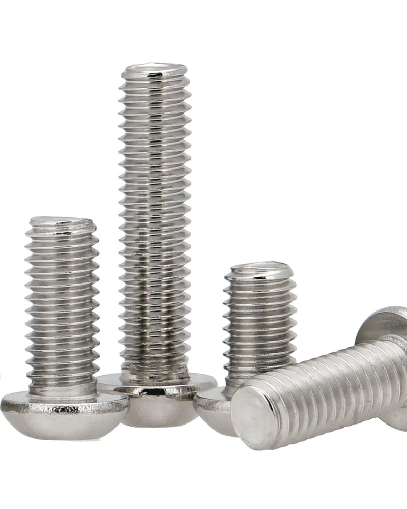 IMScrews 1/4-20 x 2 Button Head Socket Cap Bolts Screws, 304 Stainless Steel, Allen Hex Drive, Pack of 50 #1/4"-20 x 2"