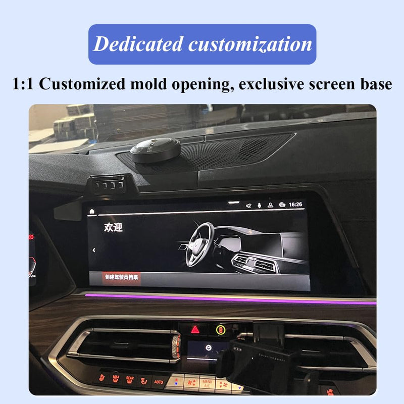 Car Phone Holder for BMW X5 2019-2023 & BMW X6 2020-2023 & BMW X7 2019-2022 | Auto Accessories Auto Lock Hands Free Cell Phone Mount Car fits for iPhone & All Smartphones 2019-2022 X7 & 2019-2023 X5 & 2020-2023 X6