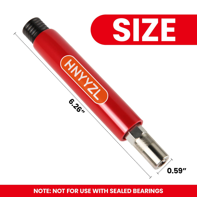 HNYYZL Red Grease Fitting Cleaning Tool and Flushes Out Old Dried Grease from Fittings