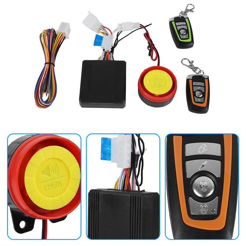 12V Motorcycle Anti-Theft Alarm with Remote Engine Start | 12V motorcycle anti-theft alarm system with remote control and engine start function
