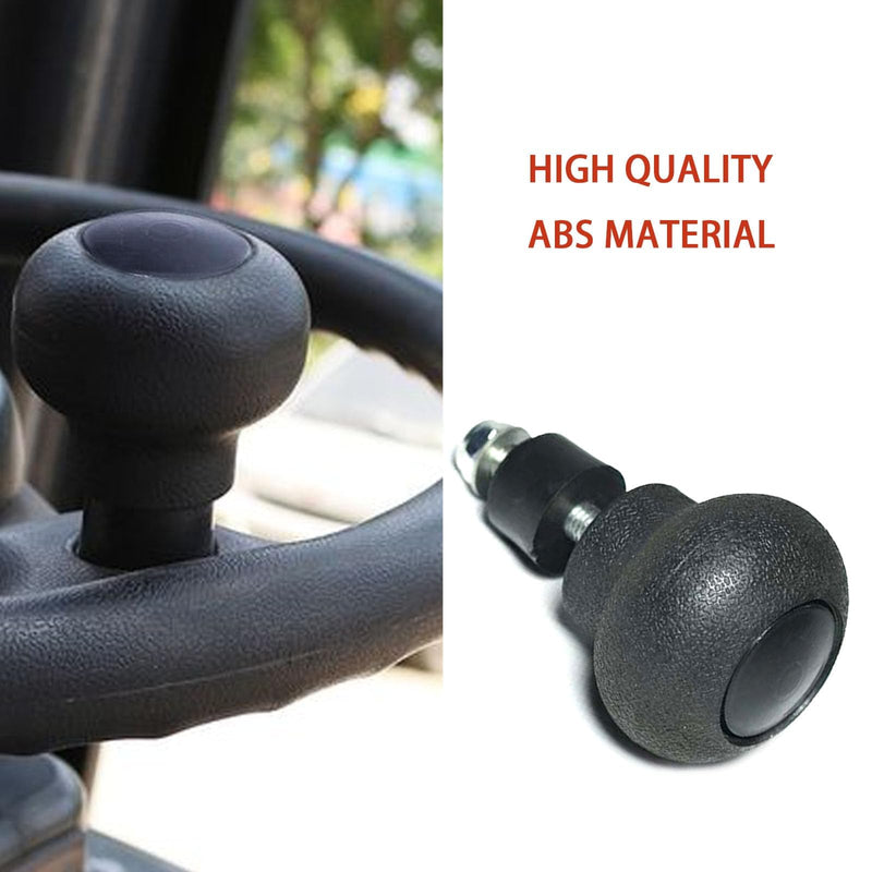 2Pcs Steering Wheel Knob Spinner, Steering Wheel Spinner Knob, Steering Wheel Power Handle Spinner Knob, Universal Steering Wheel Ball Knob for Forklifts, Trucks, Tractors, Lawn Mowers, Cars, Boats
