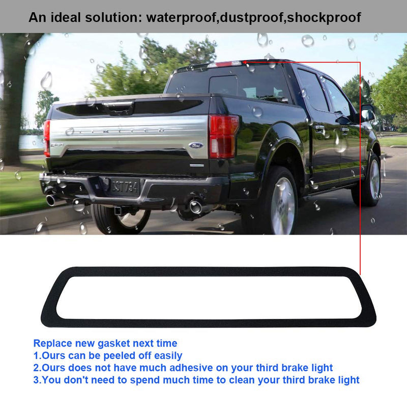 3rd Third Brake Light Seal Gasket Compatible with Ford F150 2009 to 2014 2009-2014