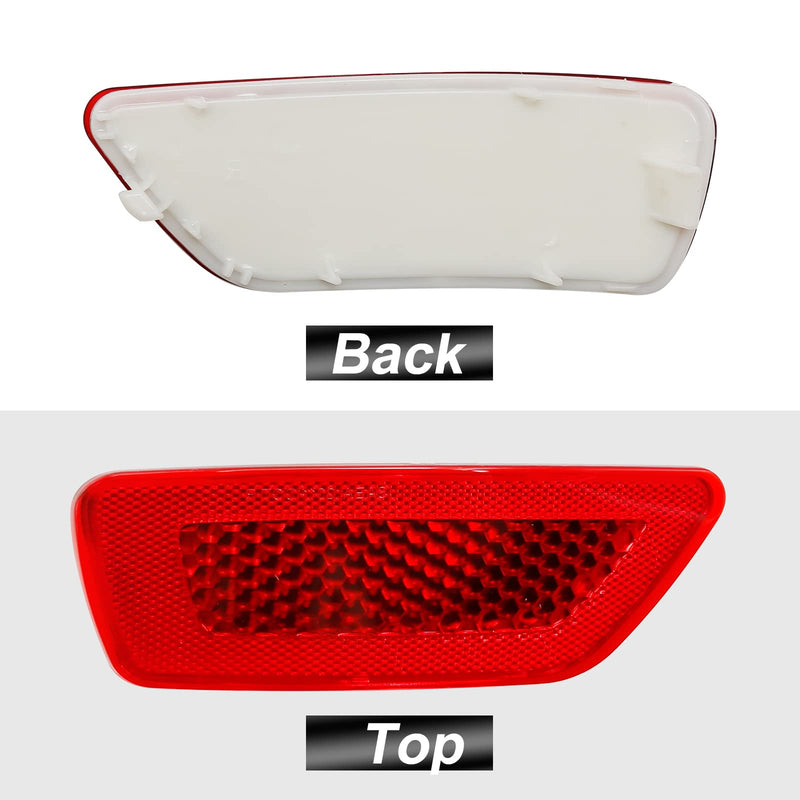57010721AC Rear Bumper Trim Reflector Lights Replacement for Jeep Grand Cherokee Dodge Journey 2011-2021 Rear Left Side
