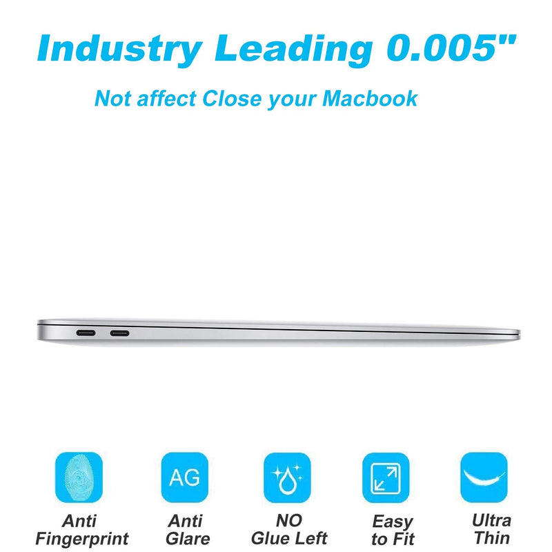 F FORITO 2 PACK Anti Glare Laptop Screen Protector Compatible with 2018-2020 MacBook Air 13 with Touch ID Version A1932 A2179 A2337 M1, Anti-scratch & Anti-fingerprint (Matte) Screen Filter