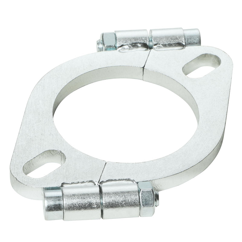 2-1/4 inch Split Flange Repair Kit, 2 Bolt 2.25"/57mm Exhaust Flange Flat Oval Split Flange Repair Replacement Kit, Pack of 2 2.25"