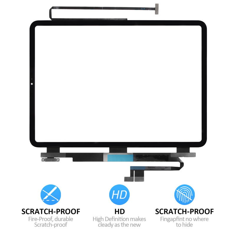 for iPad Pro 11 Touch Screen Replacement 1st Gen 2018 / 2nd Gen 2020 Touch Digitizer Glass A2013 A1934 A1980 A1979/A2068 A2230 A2228 A2231 with Tools