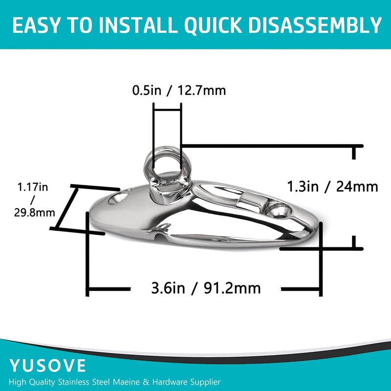Fender Quick Release Clip 316 Stainless Steel Boat Fender Lock Kit,Boat Rail Fender Hangers,Boat Fender Clips Marine Grade Fender Accessories,Quick Attach Hooks for Fenders