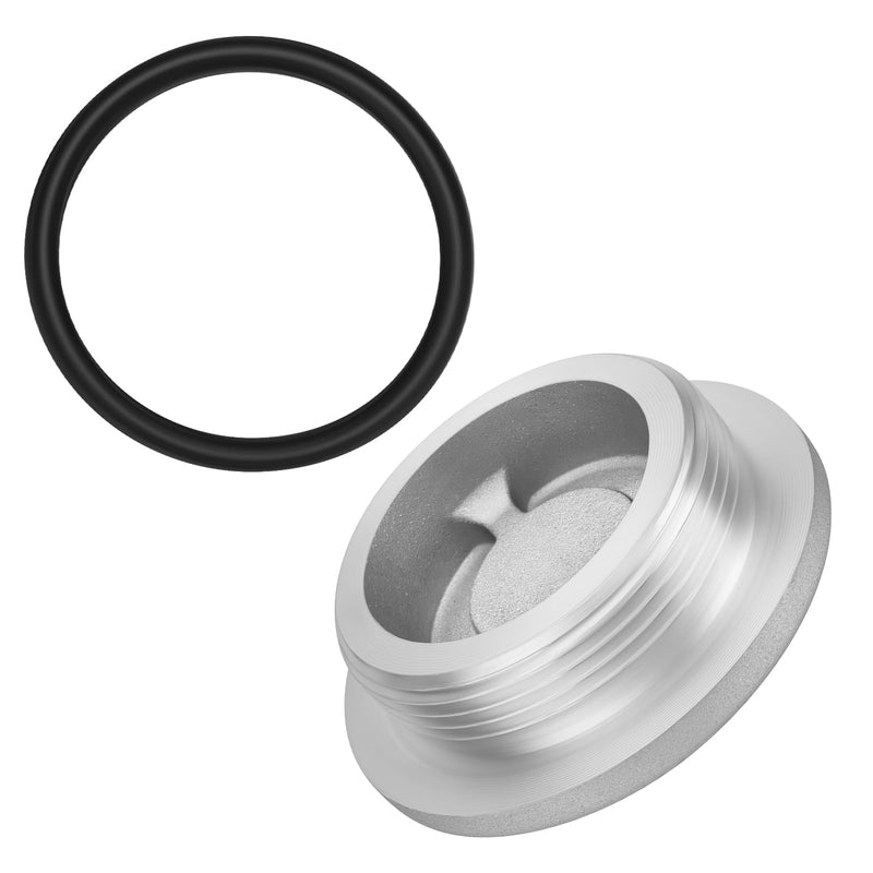 JAVIK Crankcase Cover Plug O Ring 09259-36021 for Suzuki V-Strom Haya-busa QuadSport GSX-R750 GSX-R600 B-King 1300 SP600 Burgman 650 Inazuma DR650 QuadRacer 450 1982-2024 Silver Grey