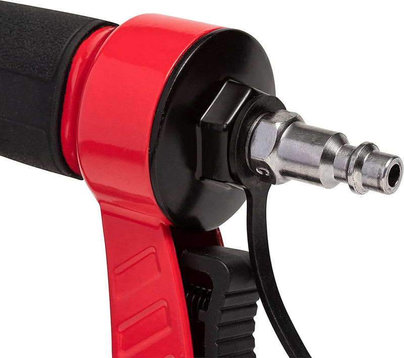 Arrow PT50 Oil-Free Pneumatic Staple Gun, Professional Heavy-Duty Stapler for Wood, Upholstery, Carpet, Wire Fencing, Fits 1/4”, 5/16”, 3/8", 1/2", 9/16” Staples , Red 1 Unit