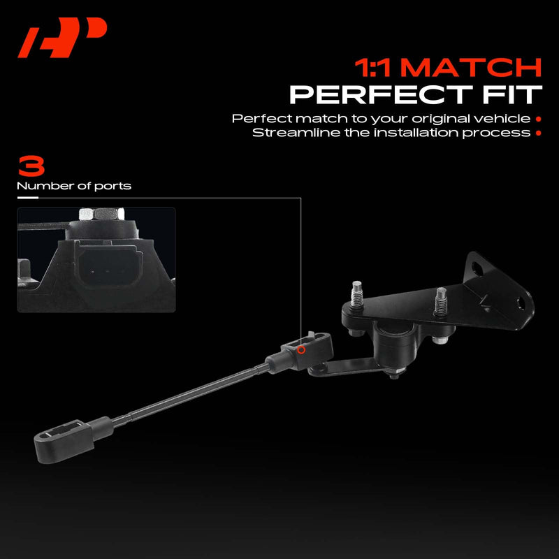 A-Premium Ride Height Level Sensor, Compatible with Ford & Lincoln | for Ford Crown Victoria & Lincoln Town Car & Mercury Grand Marquis 2007-2011, Rear Side, Replace# 8W1Z5359A