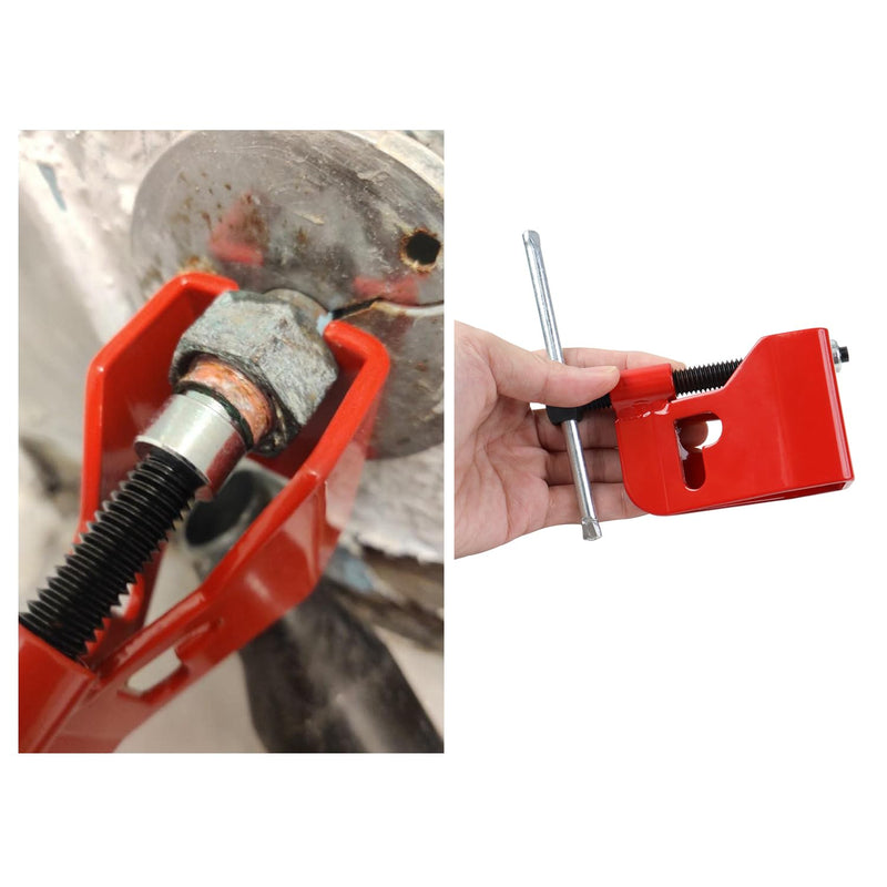 Compression Sleeve Puller Tool for Ferrule Puller for 1/2” Copper Water Compression Sleeve, 1/2-Inch Copper Tubing, Remove Ferrule & Nut of Pipe（4461）, Plumbing Tools Ring Removal Tool (Red) Red