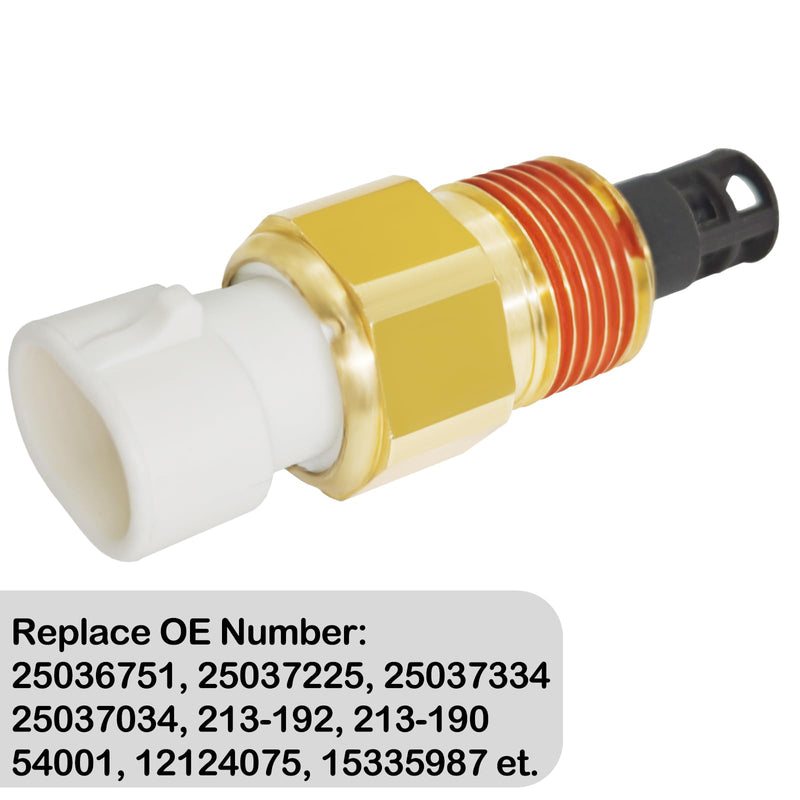 25036751 Intake Air Temperature Sensor Kit w/Pigtail Harness - Fits for GM, Buick, Cadillac, Chevrolet, GMC, Oldsmobile, Pontiac (1985-2009 Models) - Replaces 25036751, 25037225, 25037334