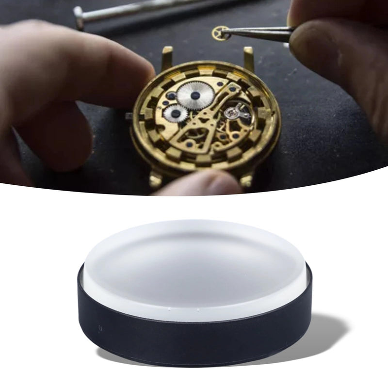 75mm Watch Case Casing Cushion, Transparent Soft Rubber Watch Repair Tool, Watch Movement Holder, Cushion for Repair Watches Repair