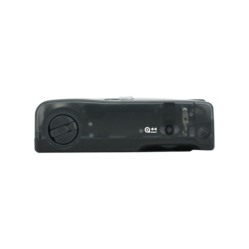 RETO PANO 35mm Film Camera - 22mm Wide Lens, Panorama, Easy Switch, Cinematic Modes, Lens Cover, Built-in Flash, Reusable (Film & AAA Battery are not Included) (Sheer Black) Sheer Black