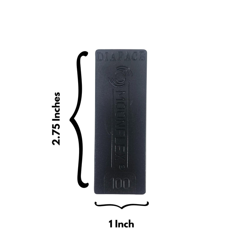 Moonflex Diamond Stone – 70mm Black 100 Grit – Ski & Snowboard Edge Tuning File, Coarse Grit Diamond Stone for Burr Removal, Ski Diamond File for Professional or DIY Tuning